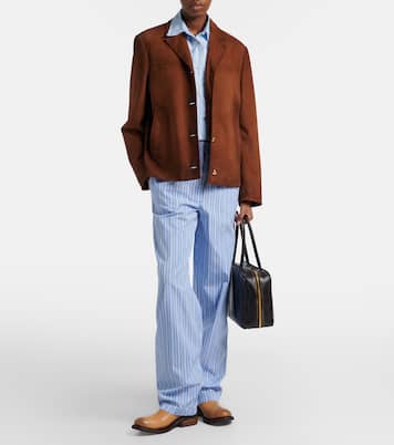 Foule leather ankle boots | Miu Miu