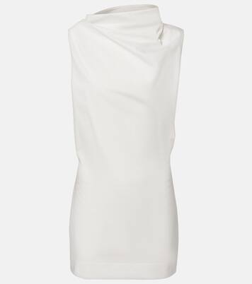 Vestido corto Astor de popelín de algodón | Khaite