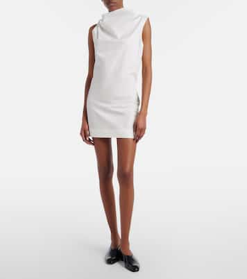 Vestido corto Astor de popelín de algodón | Khaite