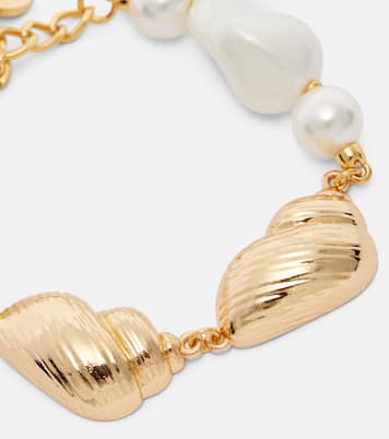 Faux pearl-embellished bracelet | Self-Portrait