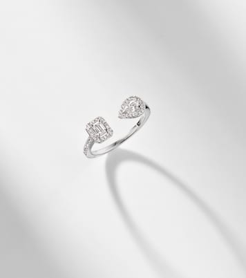 Anillo My Twin de oro blanco de 18 ct con diamantes | Messika