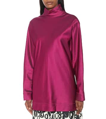 Minikleid aus Satin | Marni