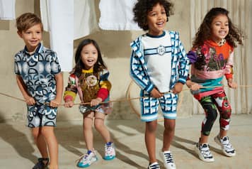Floral jacquard shorts | Dolce&Gabbana Kids