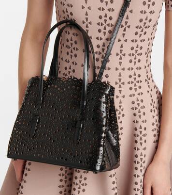 Le Mina 25 Vienne Wave leather tote bag | Alaïa