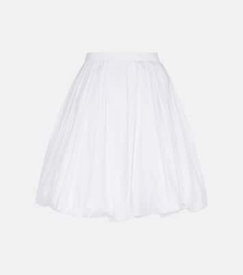 Cotton-blend poplin miniskirt | Alaïa