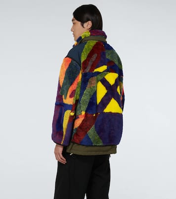 sacai x KAWS patchwork bomber jacket | Sacai