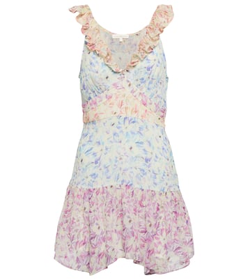 Robe Seneca en soie à fleurs | LoveShackFancy