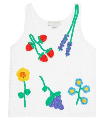 Crochet cotton top | Stella McCartney Kids
