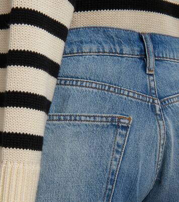 Jean droit Le Slouch à taille basse | Frame