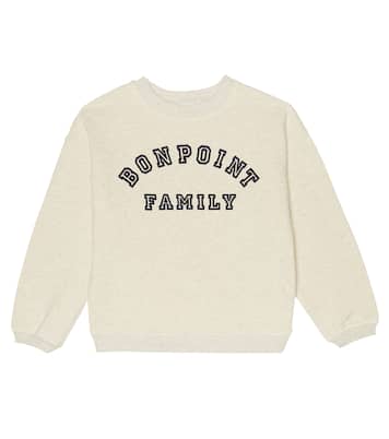 Logo cotton-blend sweatshirt | Bonpoint