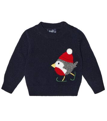 Baby intarsia virgin wool sweater | Il Gufo
