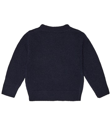 Baby intarsia virgin wool sweater | Il Gufo