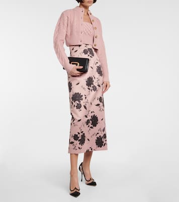 Top bustier raccourci Bimba en laine | Emilia Wickstead