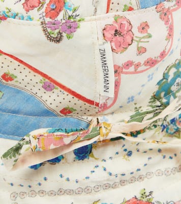 Reversible cotton bucket hat | Zimmermann Kids