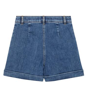 Denim shorts | Balmain Kids