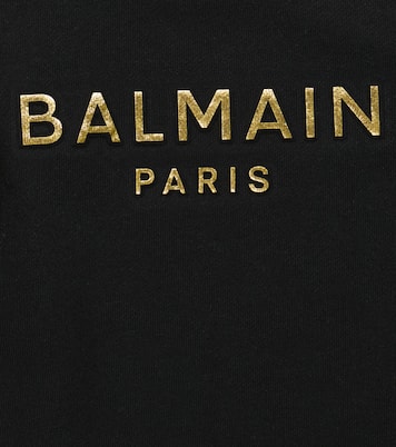 Cut-out cotton sweatshirt | Balmain Kids