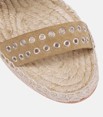 Alpargatas Iriane de ante con cuña | Isabel Marant