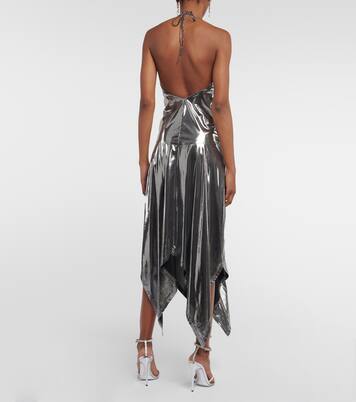 Robe midi métallisée | Alexandre Vauthier