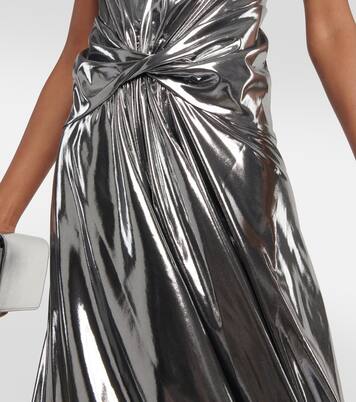 Robe midi métallisée | Alexandre Vauthier