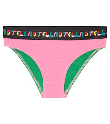 Set of 2 cotton-blend jersey briefs | Stella McCartney Kids