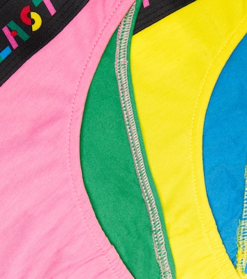 Set of 2 cotton-blend jersey briefs | Stella McCartney Kids