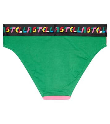 Set of 2 cotton-blend jersey briefs | Stella McCartney Kids