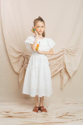 Broderie anglaise cotton dress | Paade Mode