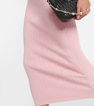 Abito midi in misto cotone | Alessandra Rich