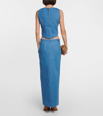 Top Colia aus Denim | Aya Muse