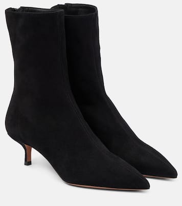 Montmartre 50 suede ankle boots | Aquazzura