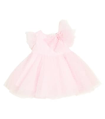 Baby - Abito in tulle a pois | Monnalisa