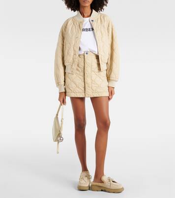 Gesteppter High-Rise-Minirock | Burberry