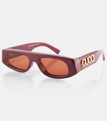 Logo rectangular sunglasses | Gucci