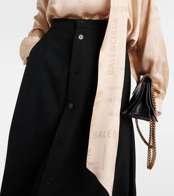 Maxirock aus Wolle | Balenciaga