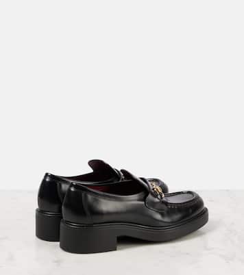 Horsebit leather loafers | Gucci