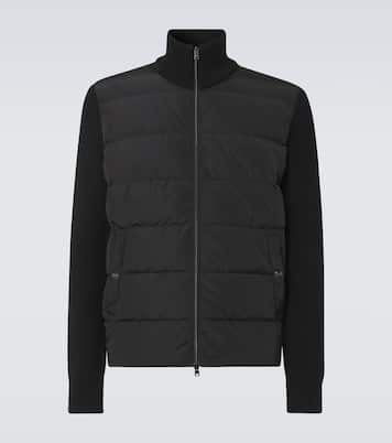 Chaqueta de plumas con ribete de lana | Herno