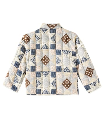 Quilted patchwork linen-blend jacket | Rylee + Cru