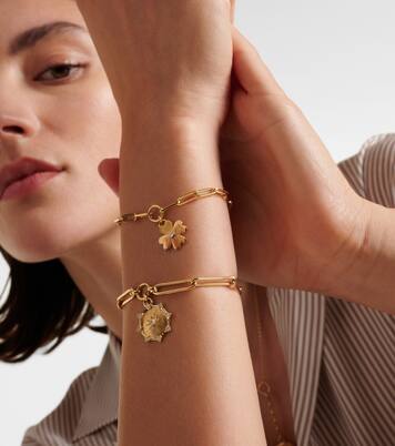 Spark Love 18kt gold chain bracelet with diamonds | FoundRae