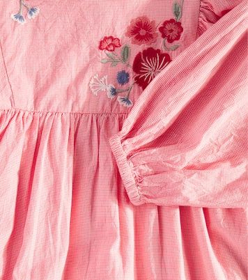 Robe brodée en coton à carreaux | Tartine et Chocolat