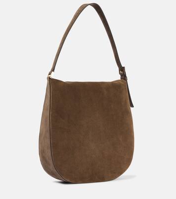 Borsa a spalla Large Tondo in suede | Savette