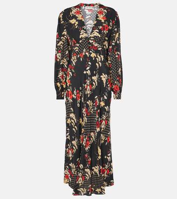 Robe longue Trula à fleurs | Rixo