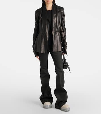 Beatle Tractor leather ankle boots | Rick Owens