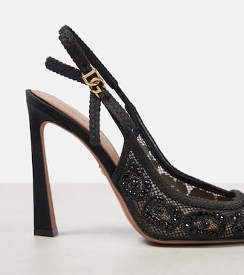 Verzierte Slingback-Pumps DG | Dolce&Gabbana