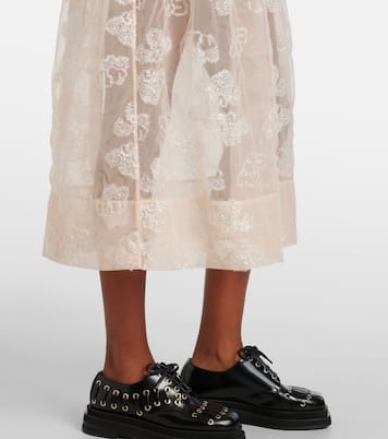 Abito midi con ricamo | Simone Rocha