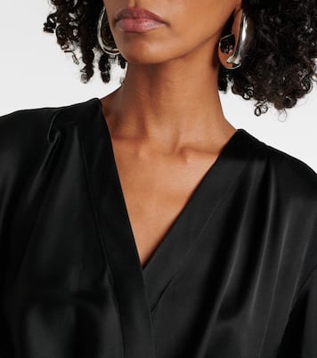 Top Envers aus Satin | Blumarine