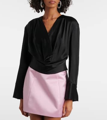 Top Envers aus Satin | Blumarine