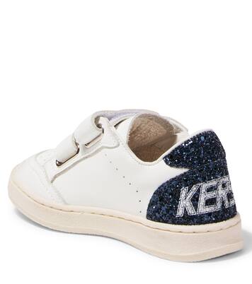 Ball Star glitter leather sneakers | Golden Goose Kids
