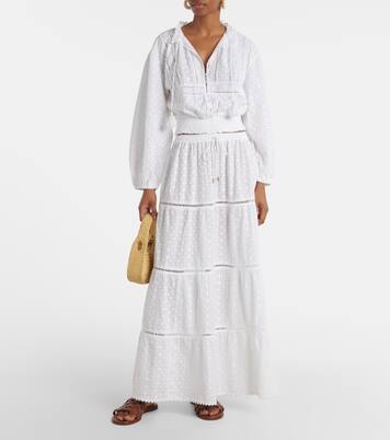 Maxirock Danielle aus Baumwolle | Melissa Odabash