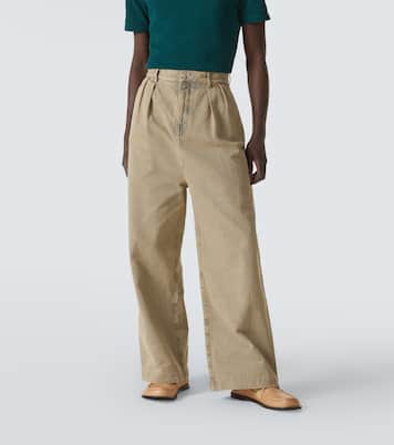 Pleated wide-leg jeans | Loewe