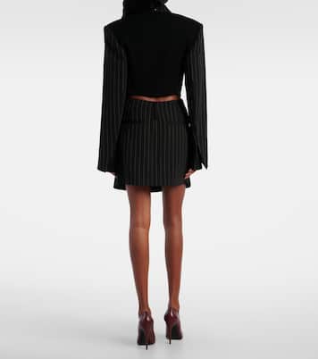 Blazer cropped Utopia con raya diplomática | Sportmax